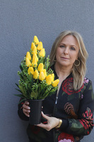 Tulippo New Design Yellow 3, komplet dekoracji nagrobnych