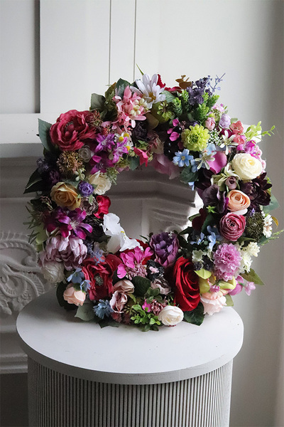 Koloresi, kolorowy wianek kwiatowy