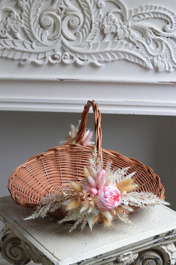 Hanka, brązowy koszyczek wielkanocny, wys.22cm