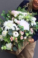 Białe Dynie, kompozycja jesienna