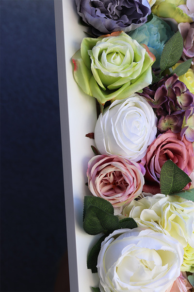 duża kwietna rama jednostronna, Walencja, wym.148x76cm