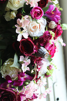 asymetryczny wianek na drzwi, Marassi, śr.67cm