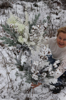 Moko Winter, elegancki zimowy bukiet, największy rozmiar XL, dł.90cm