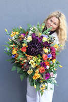 Kretena Bento, barwna kompozycja wiązanka nagrobna