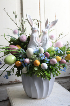 Moko Easter Pastelle A, stroik wielkanocny na stół, wym.47x57cm