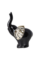 Słoń Glamour, figurka ceramiczna słonik na szczęście
