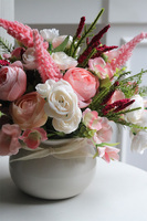 Pink Heather, różowa kompozycja kwiatowa z wrzosami