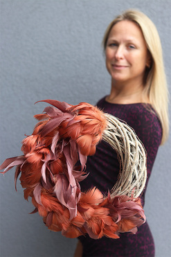 jesienny wianek Pasjonat, śr.28cm  