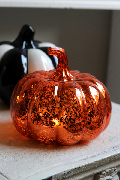 Pumpkin Light Orange, dekoracyjna dynia led
