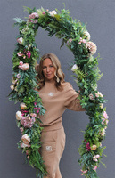 Romantica, stylowa girlanda ze sztucznych kwiatów