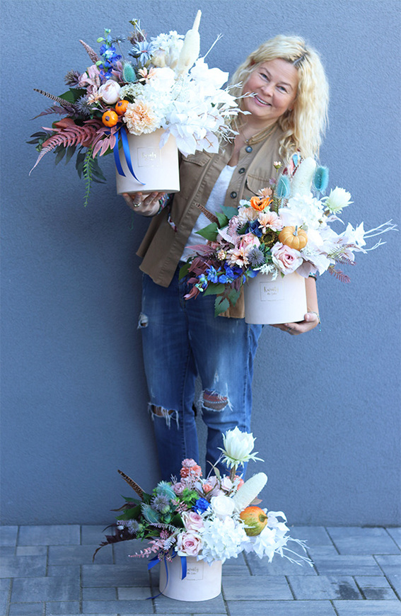 Vivaldi Theme Velvet 3, jesienny flowerbox