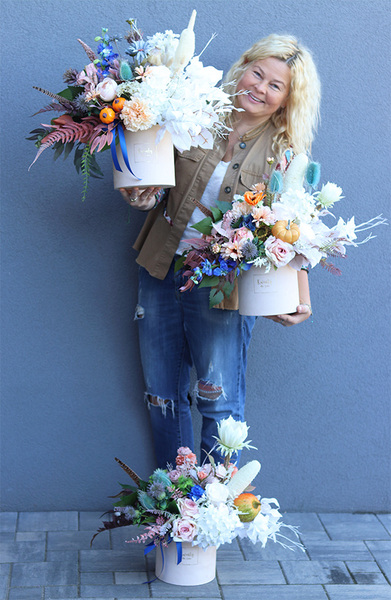 Vivaldi Theme Velvet 3, jesienny flowerbox