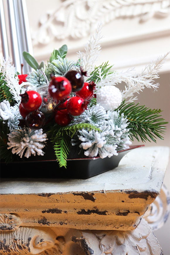 Klasyka Ginger, świąteczny stroik adwentowy