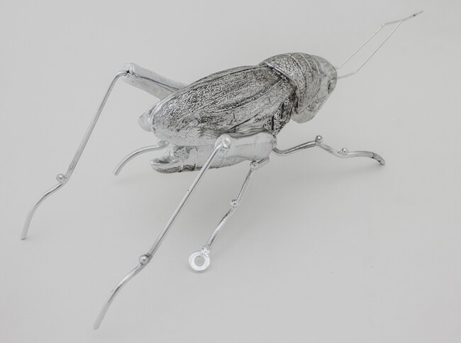 Konik Polny figurka srebrna, wym.7.5x24x8cm 