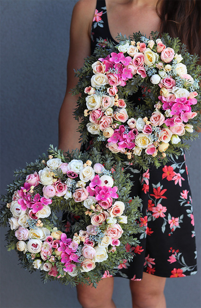 Atena, uroczy wianek na drzwi, śr.35cm 