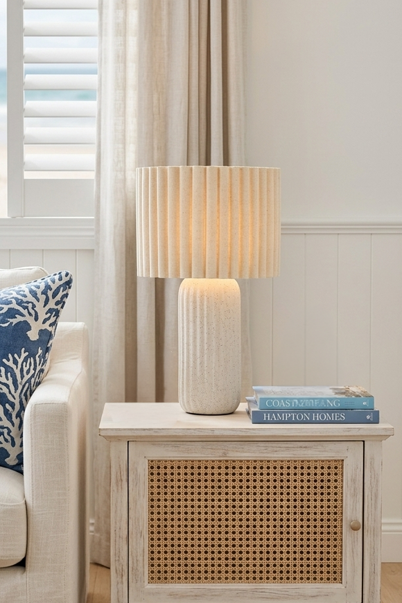 Hampton A, ceramiczna lampa stołowa