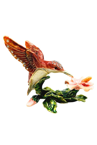  Charming, elegancka szkatułka metalowa koliber