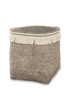 Boho Basket F, osłonka na kwiaty, wym.24x24cm