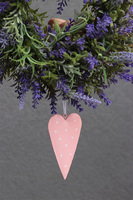 Simplina Heart, wianek lawendowy z zawieszką