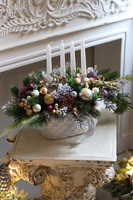 Fioletina, stroik świąteczny / adwentowy