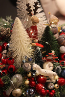 Moko Xmas Reindeer, świąteczny flowerbox LED z reniferem