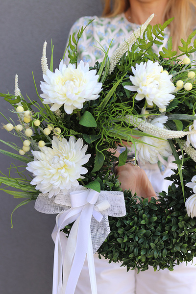 White Sadness, wieniec nagrobny, wym.50cm