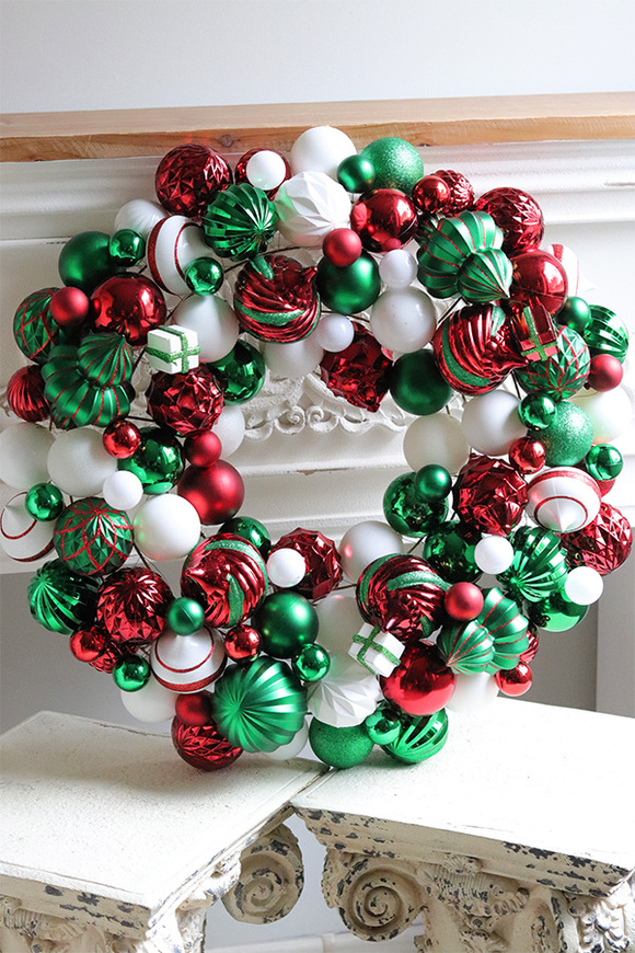 wianek bożonarodzeniowy Bombki	