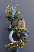 Tulipanowe Sny, wiosenny bukiet do flakonu nagrobnego