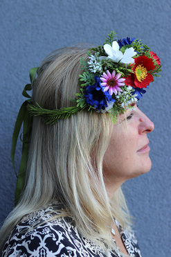 OD RĘKI Dożynki 2025 B, barwny wianek na głowę, rozmiar uniwersalny