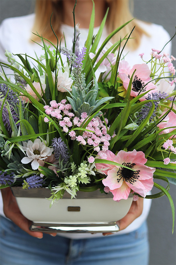 Meadow, kompozycja z traw i kwiatów