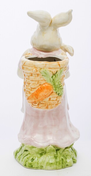 OD RĘKI figurka wielkanocna, Królik z koszyczkiem B, wys.30cm