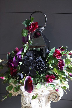 Angelo Garden Fioletti, lampion nagrobny, wys.52cm