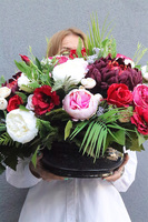 Nerita Bordire, kompozycja nagrobna w naczyniu