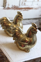 figurka złota, Kurka Wielkanocna A, wys.17x10x17cm 