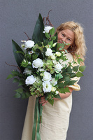 White Greddier, bukiet nagrobny do położenia