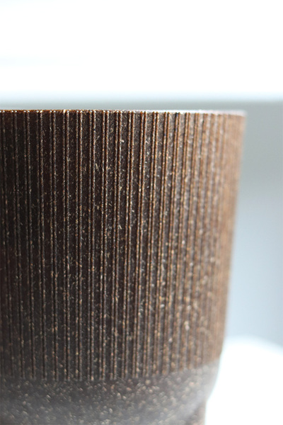 Aria Eco, osłonka doniczka, brązowa