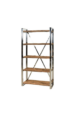 London, regał z półkami biblioteczka, wym.100x42x200cm