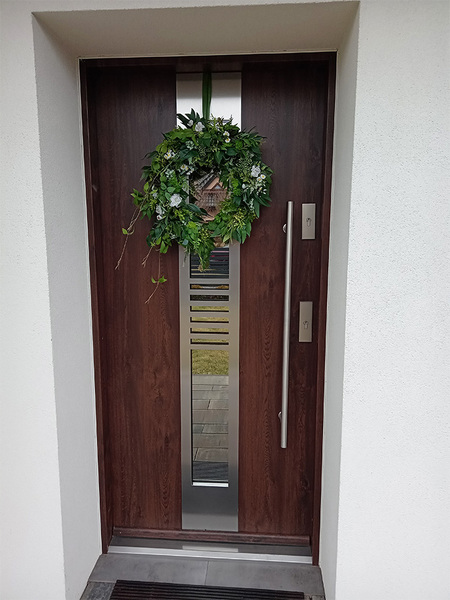 duży zielony wianek, Greenera