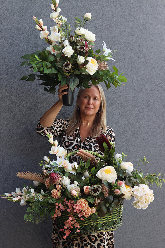 Glorietta, jesienny bukiet nagrobny we wkładzie