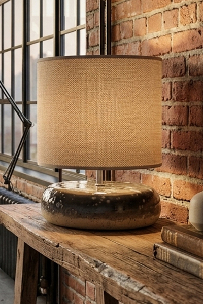 nowoczesna lampa stołowa ceramiczna