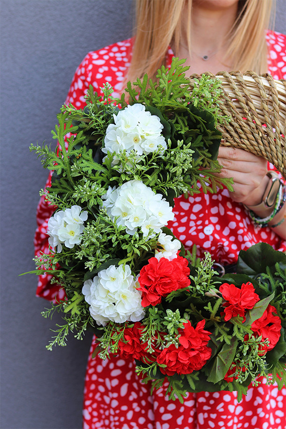 Witaj Polsko, wianek patriotyczny na drzwi