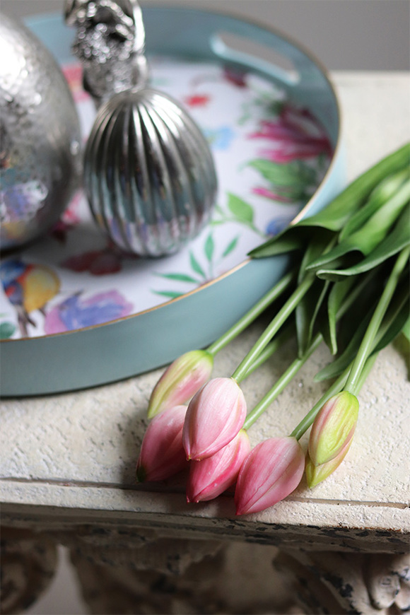 bukiet tulipanów silikonowych, Aprill Pink