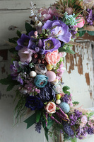 dekoracyjny wielkanocny wianek, Telisa, śr.43cm