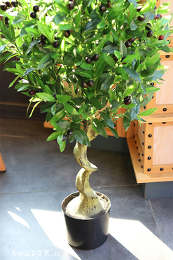 Drzewko Oliwne, sztuczna roślina w doniczce, wys.120cm