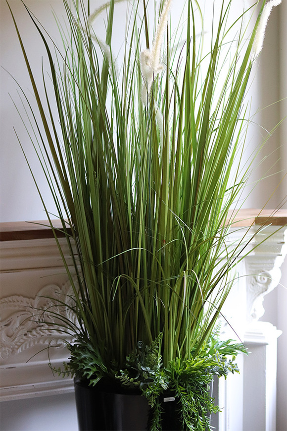 Green Terrance Cone, wysoka trawa w donicy fiberglass