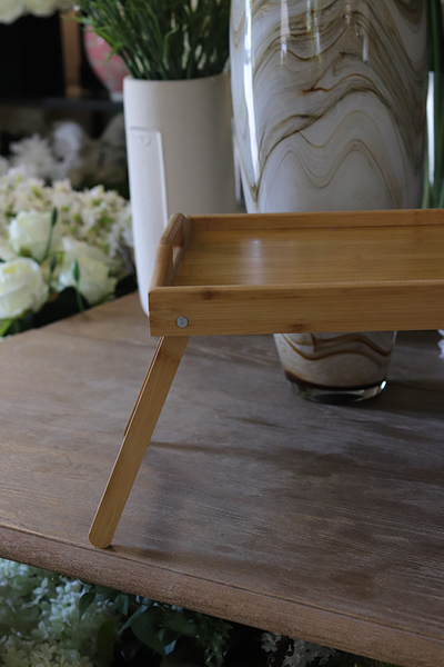 Bamboo, bambusowa taca śniadaniowa z nóżkami