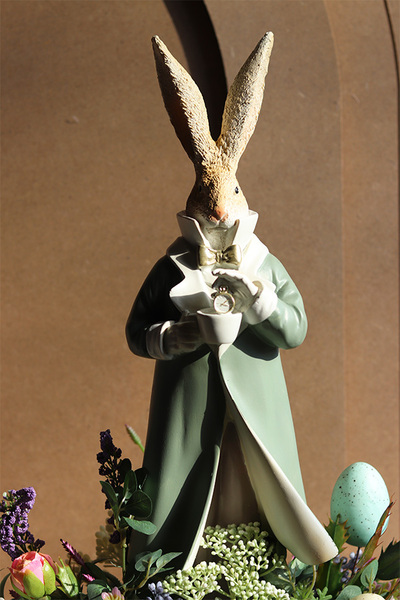 Bunny Tea Gaina, stroik wielkanocny z zajączkiem