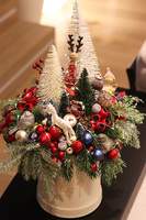 Moko Xmas Reindeer, świąteczny flowerbox LED z reniferem