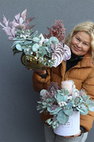 Romantyczne Święta, świąteczny stroik