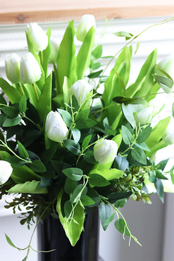 Sonata, bukiet nagrobny we wkładzie do wazonu, dł.49cm